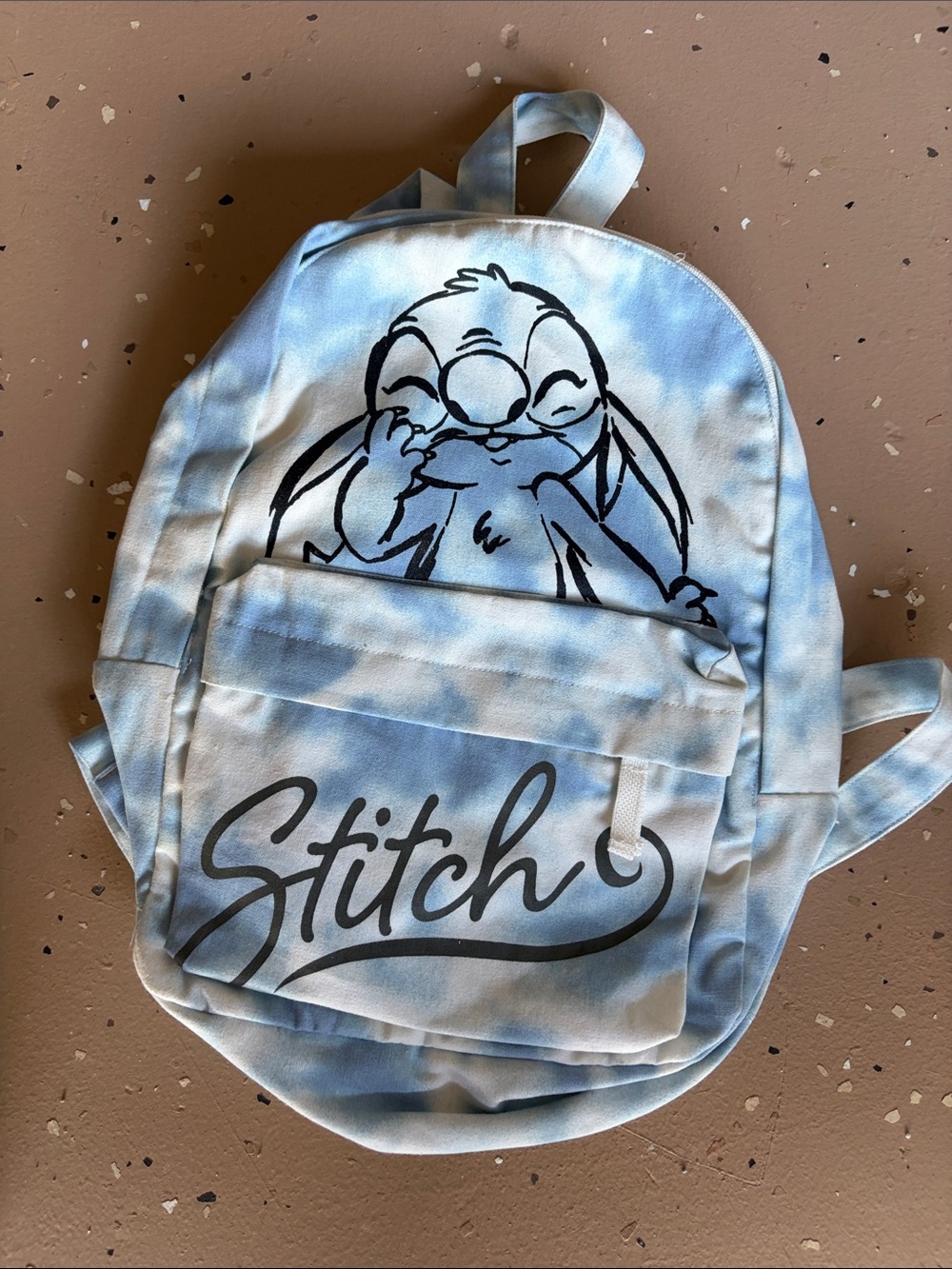 Primark Blue Tie-Dye Stitch Backpack